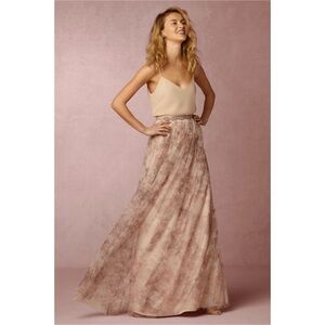 Jenny Yoo Arabella romantic Watercolor Tulle Maxi Skirt BHLDN NWT Size 14